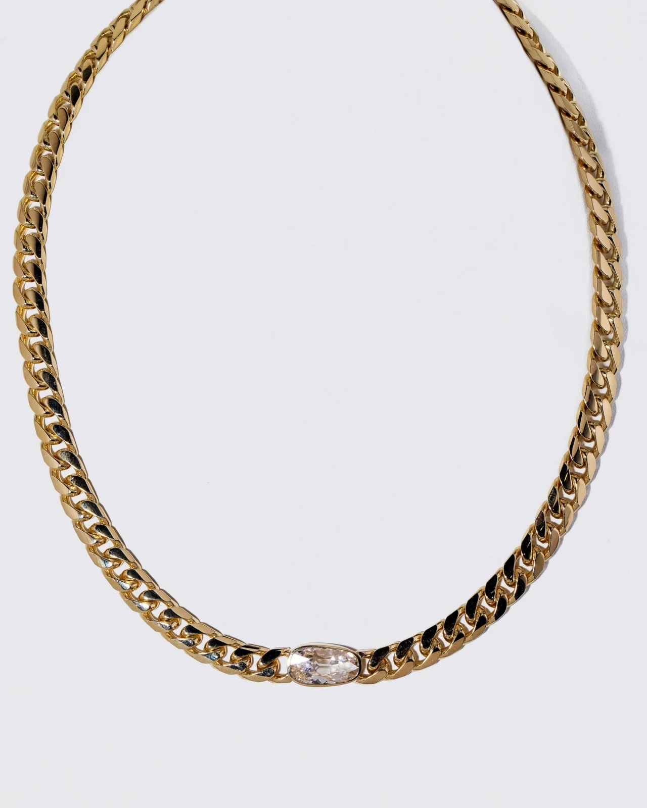 Identity Chain Diamond Necklace 001
