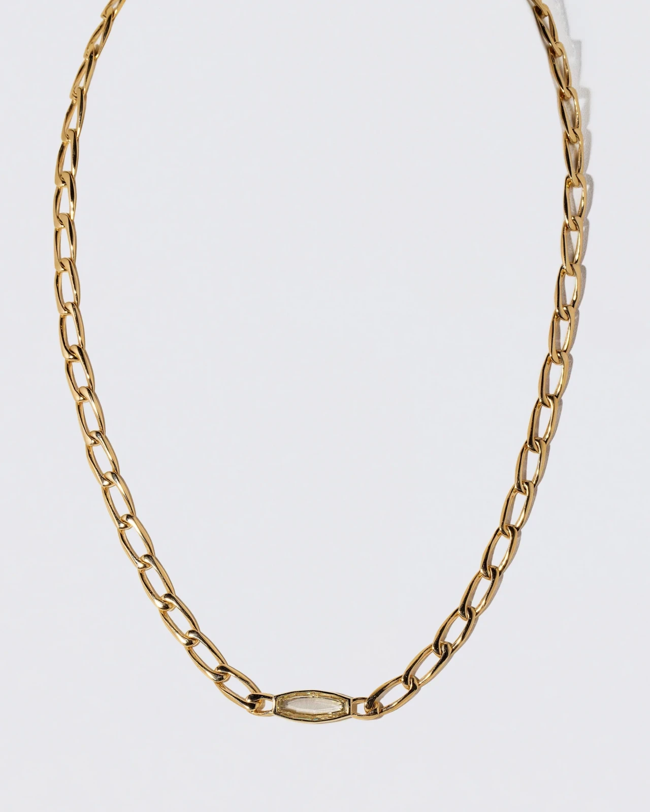 Identity Chain Diamond Necklace 002