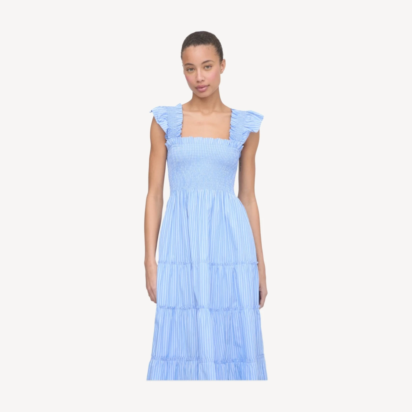 The Ellie Nap Dress - Blue Stripe