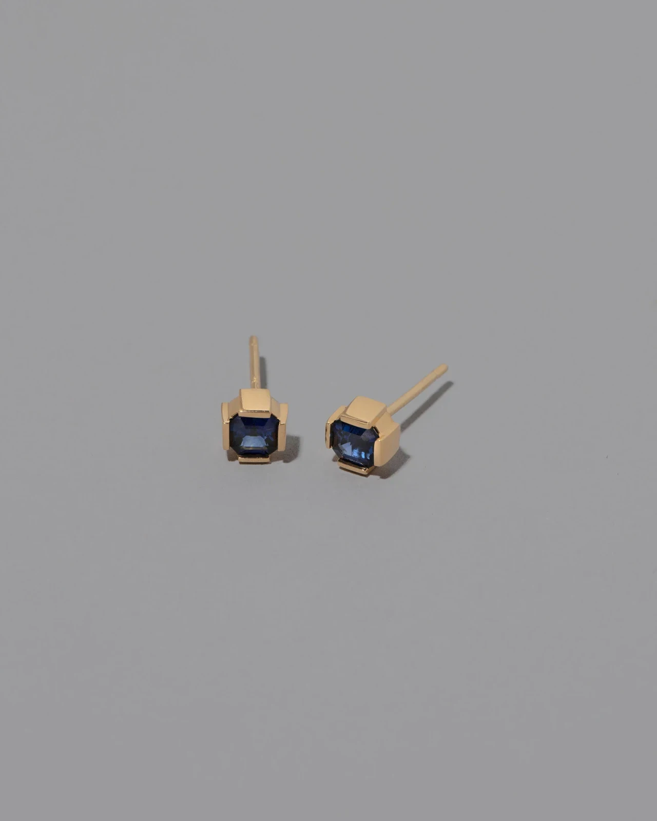 Sapphire Fold Earrings