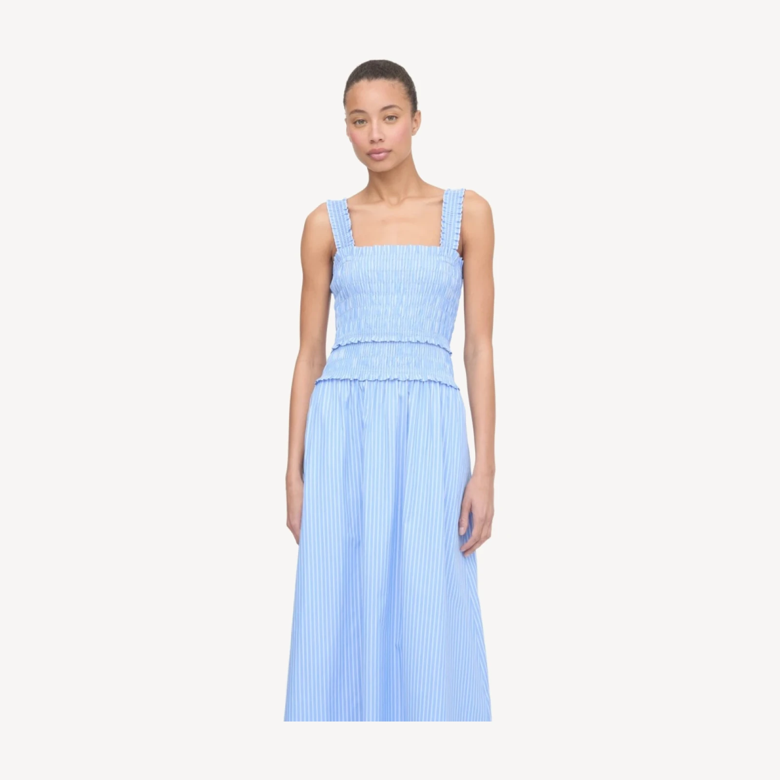 The Azalea Maxi Nap Dress - Blue Stripe