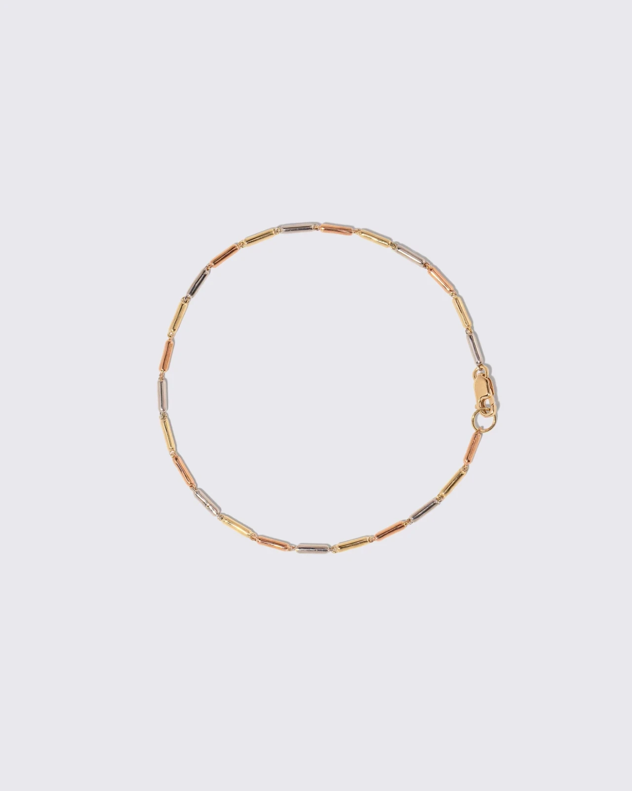 Tricolor Butter Chain Bracelet