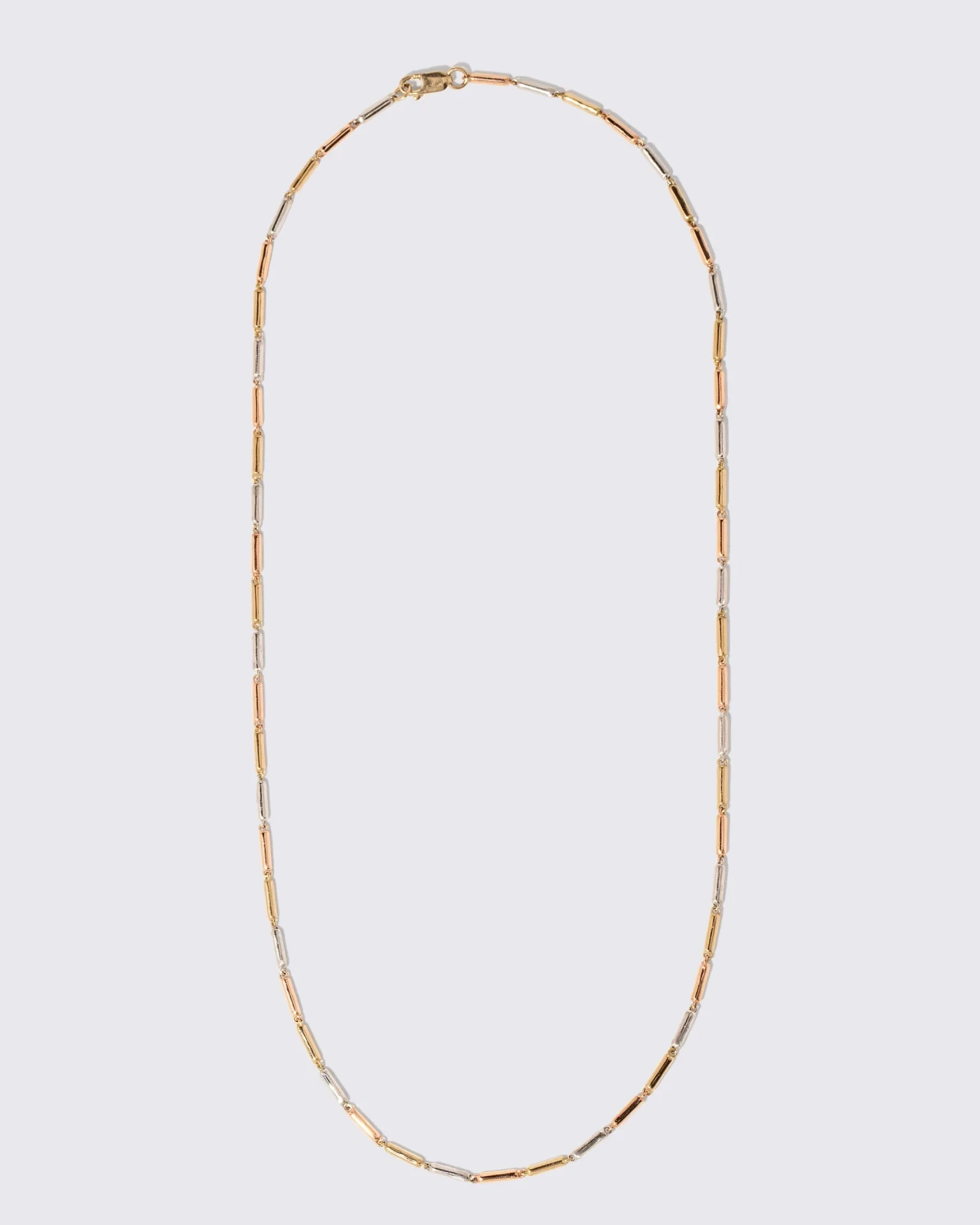 Tricolor Butter Chain Necklace