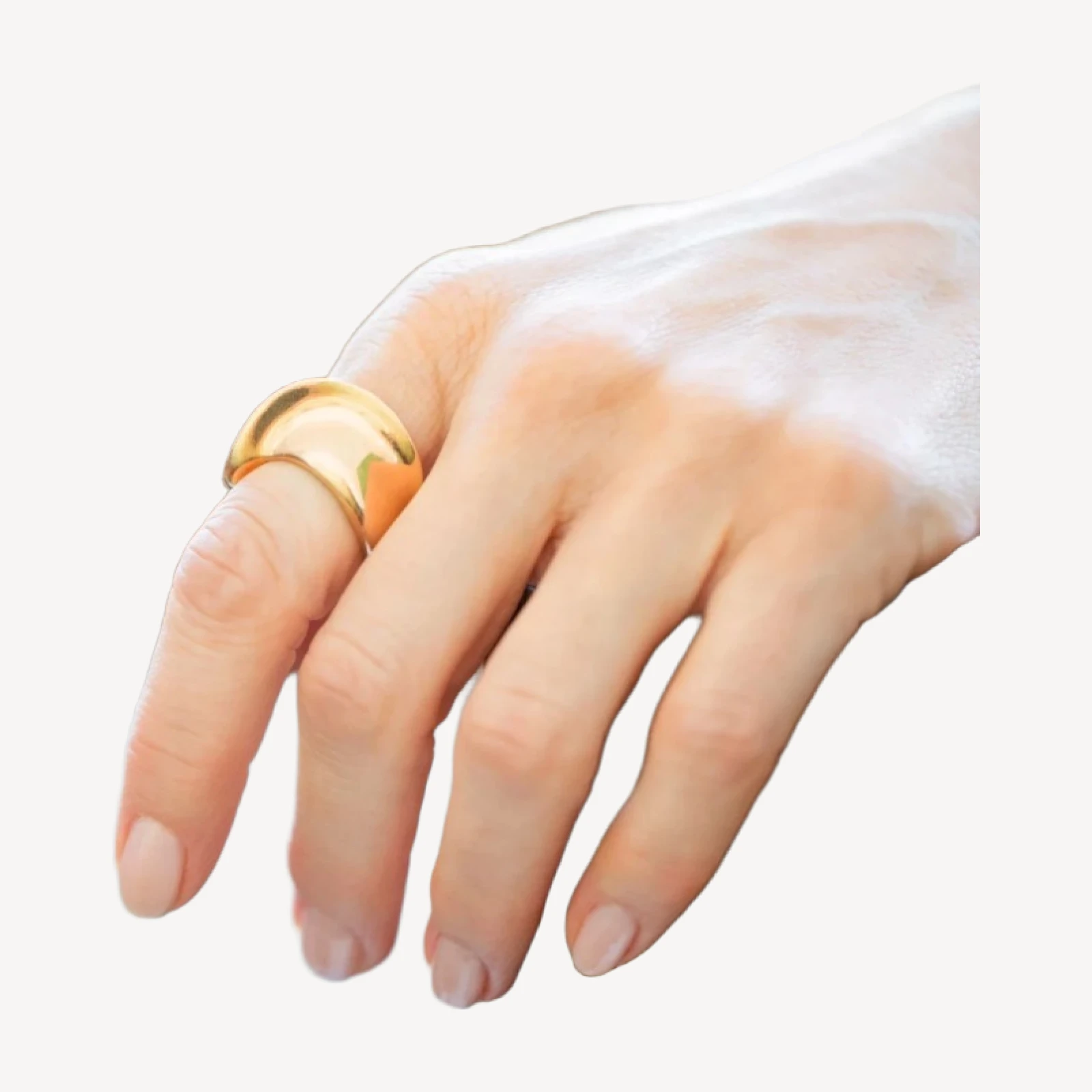 Vintage Gold Ribbon Ring