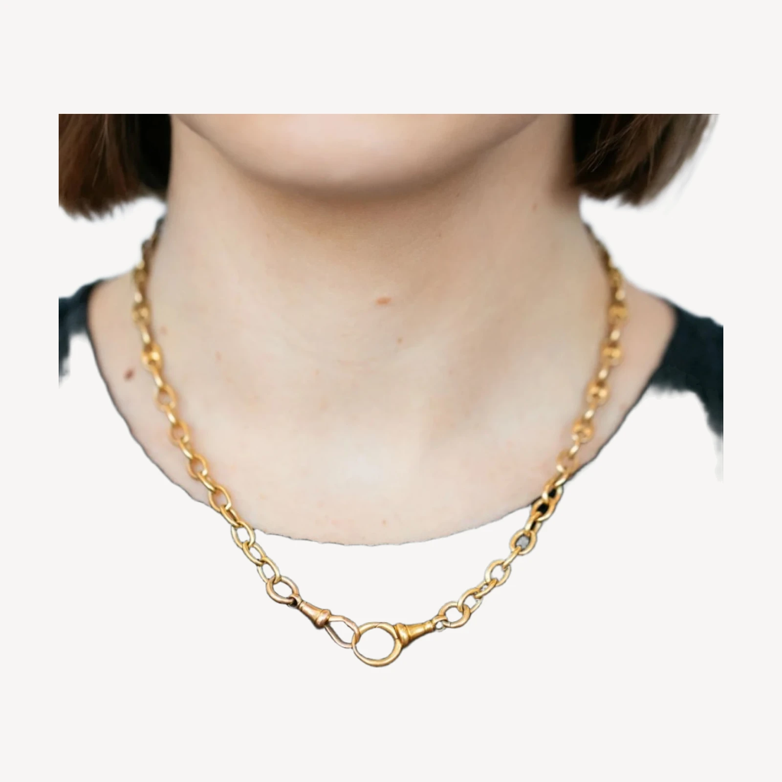 Vintage Mixed Link Chain Necklace