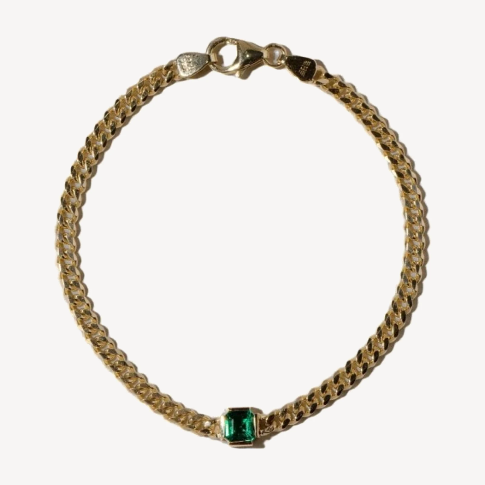 Emerald Fold Bracelet