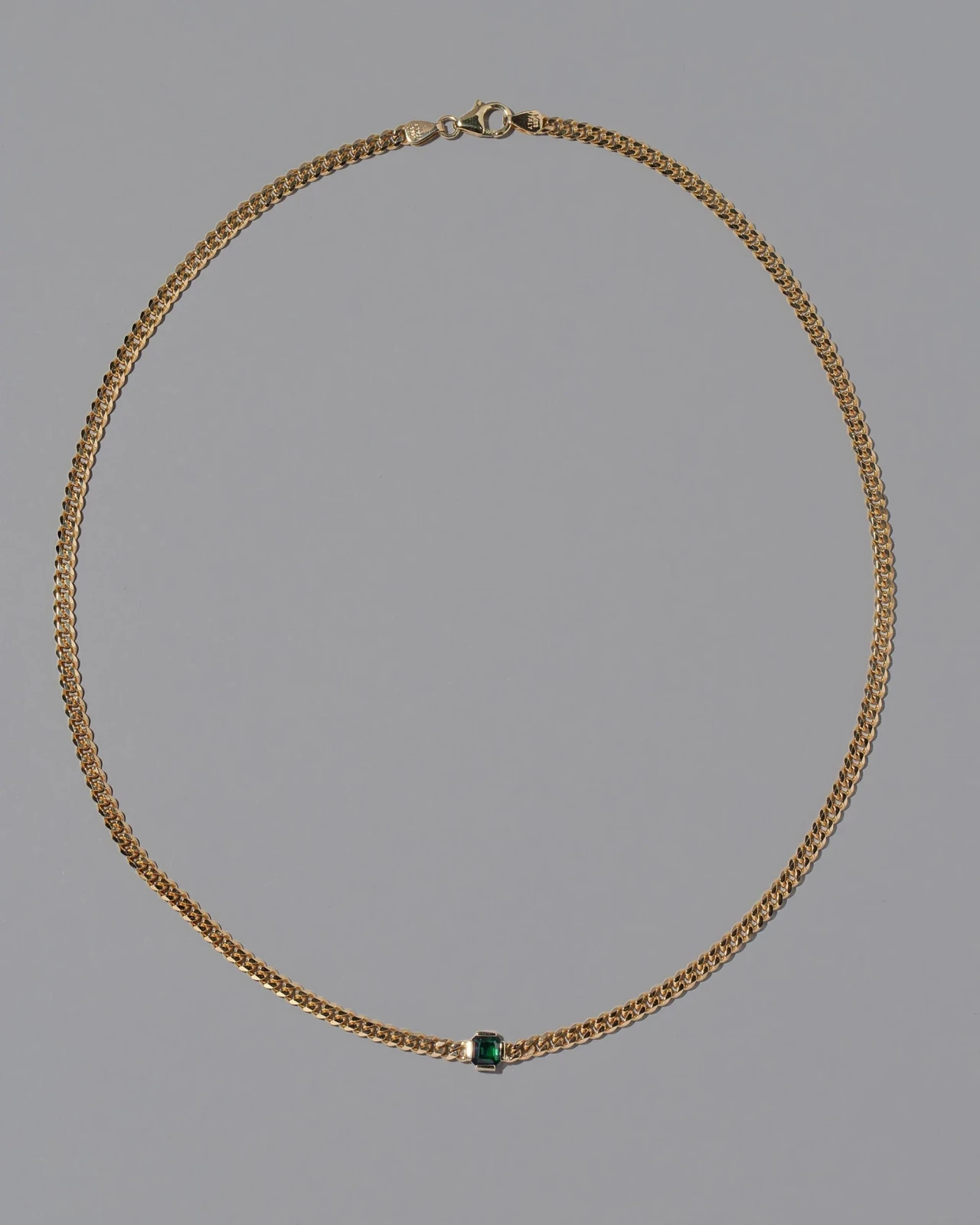 Emerald Fold Necklace