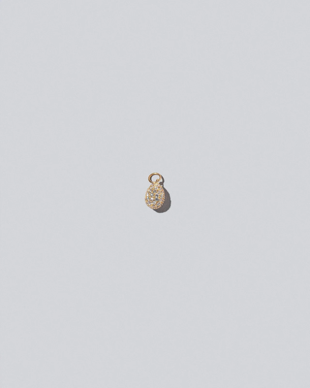 Pavé Blue Egg Charm
