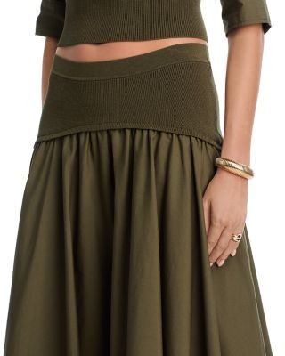 Simkhai Ovie Midi Skirt