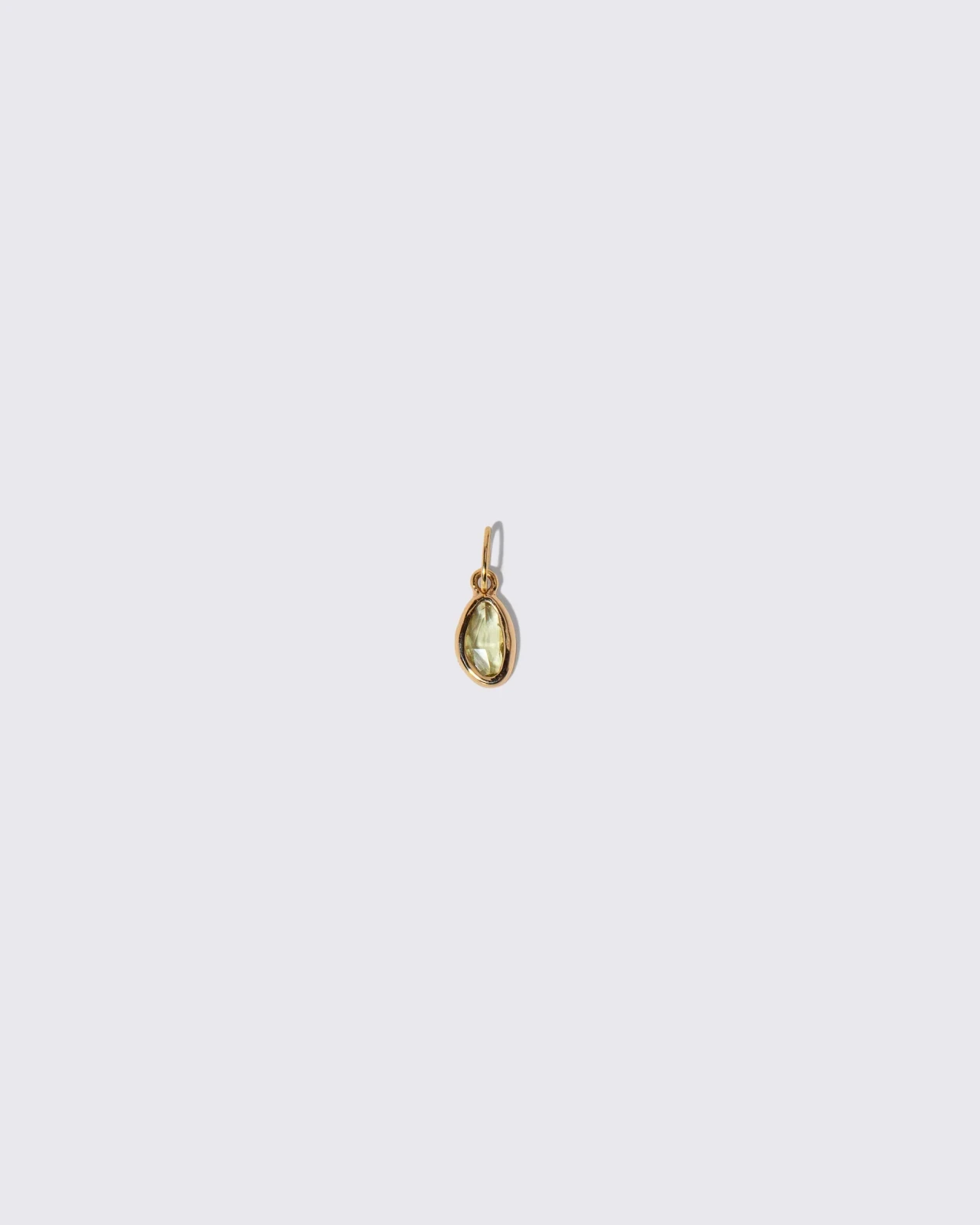 Gusher Charm - Yellow Sapphire