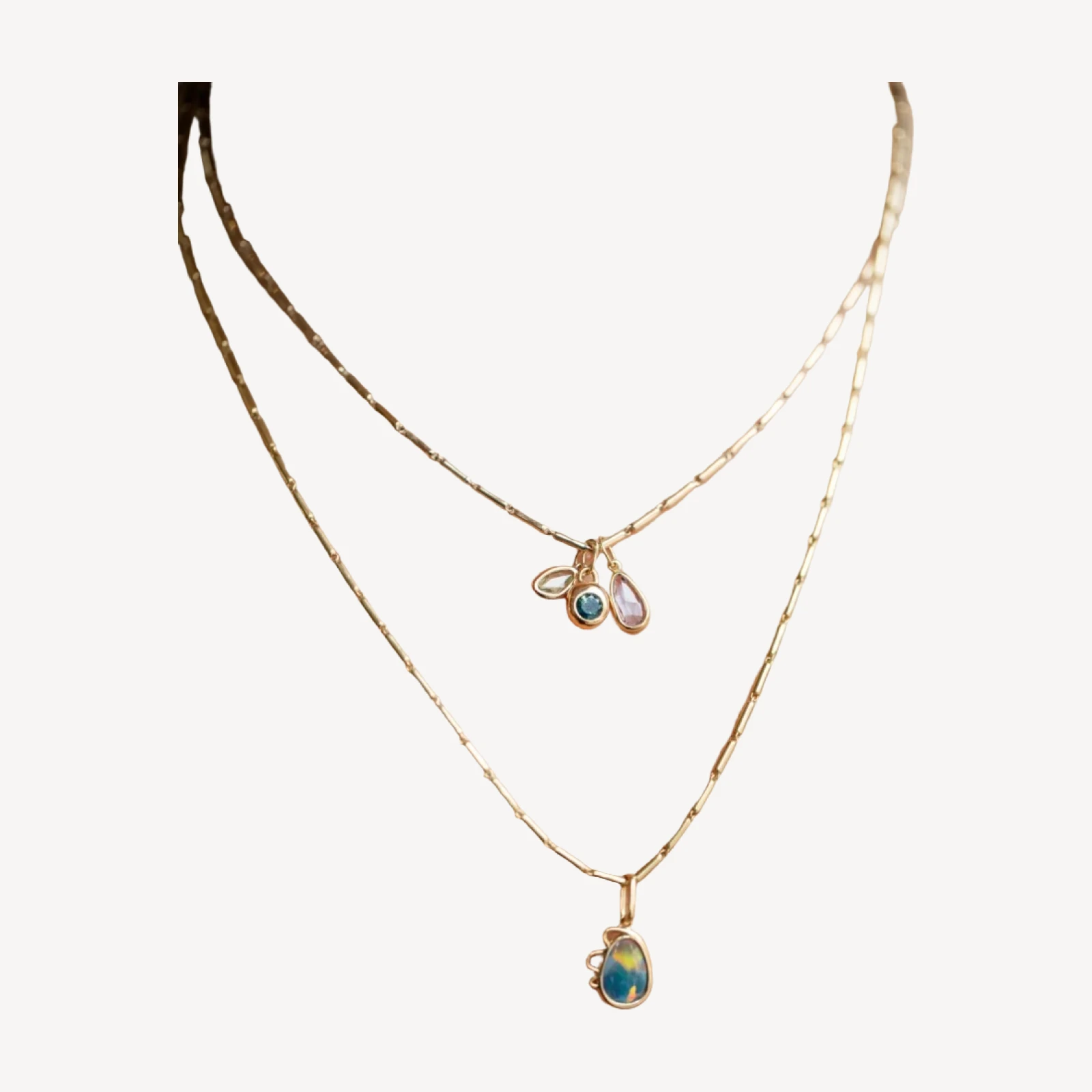 Gusher Charm - Yellow Sapphire