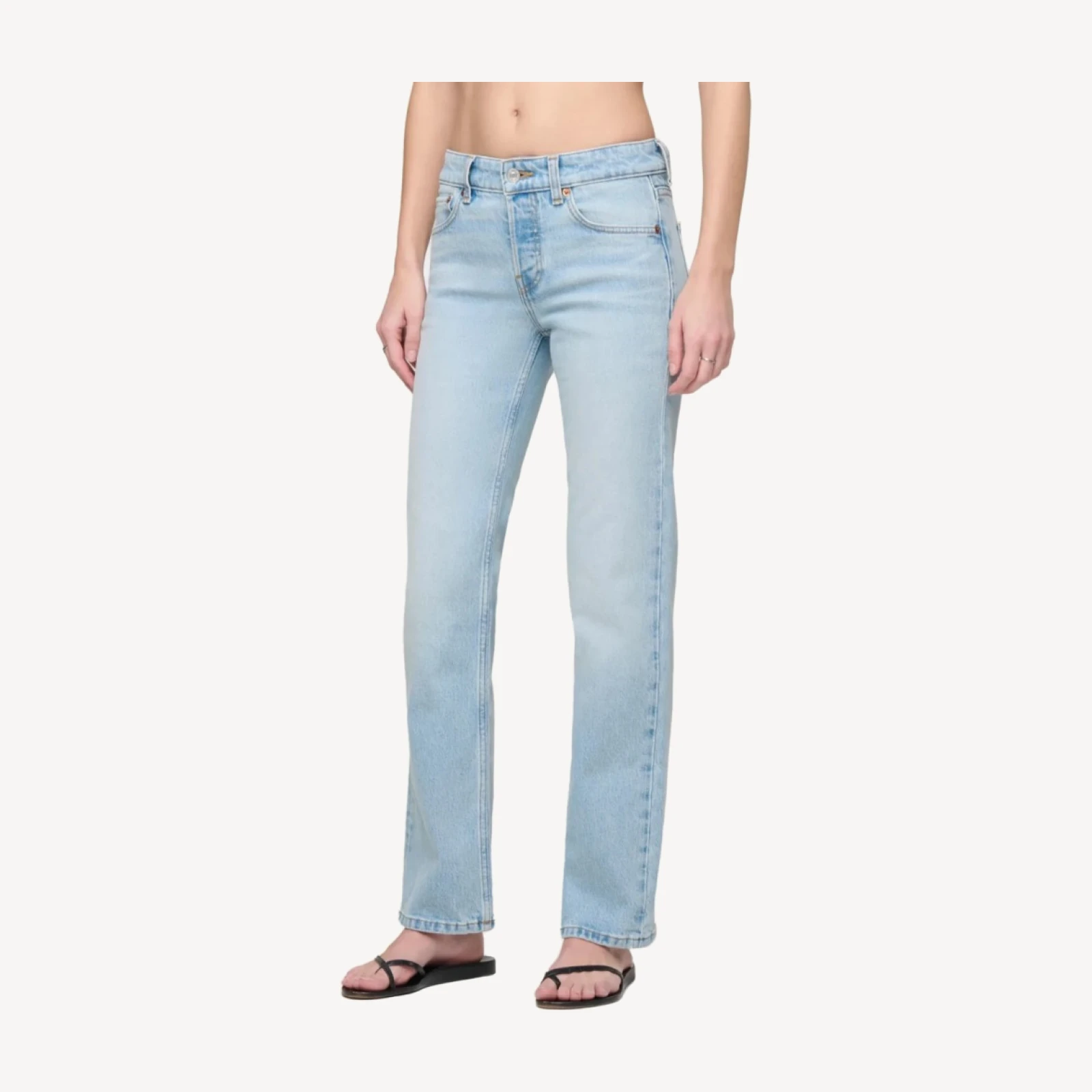 Slim Straight Crop - Silver Springs