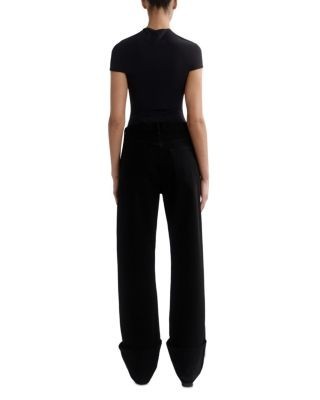 Agolde Big Cuff High Rise Straight Jeans in Manifest