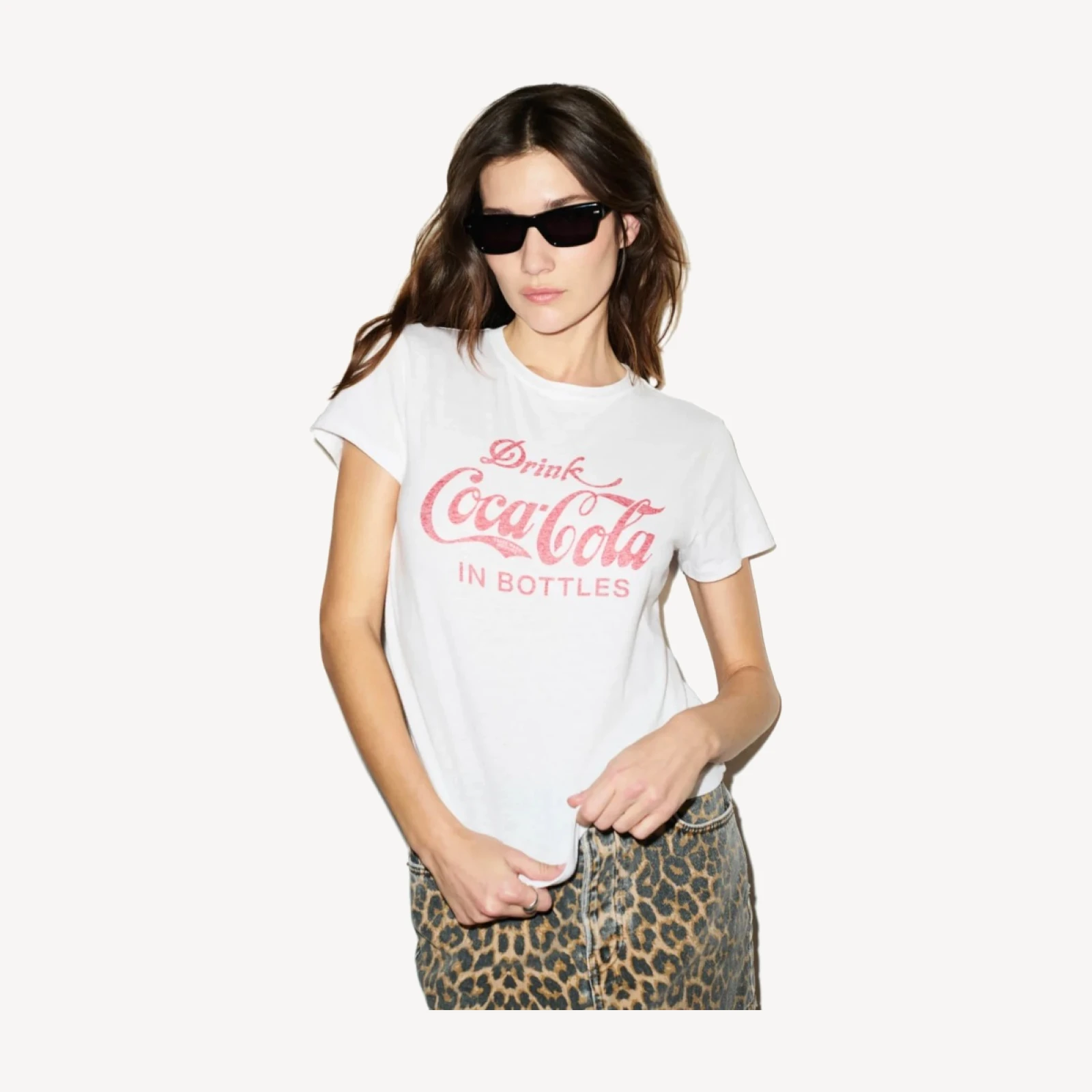 Classic Tee Coke In Bottles - Optic White
