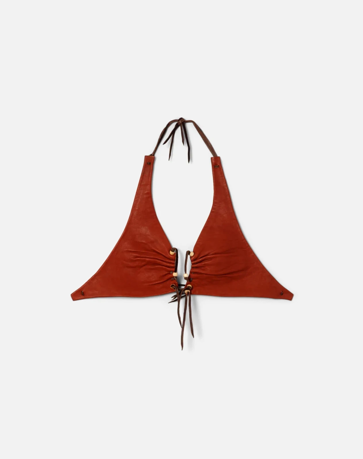 RE/DONE Vintage | 70s Leather Bikini Top