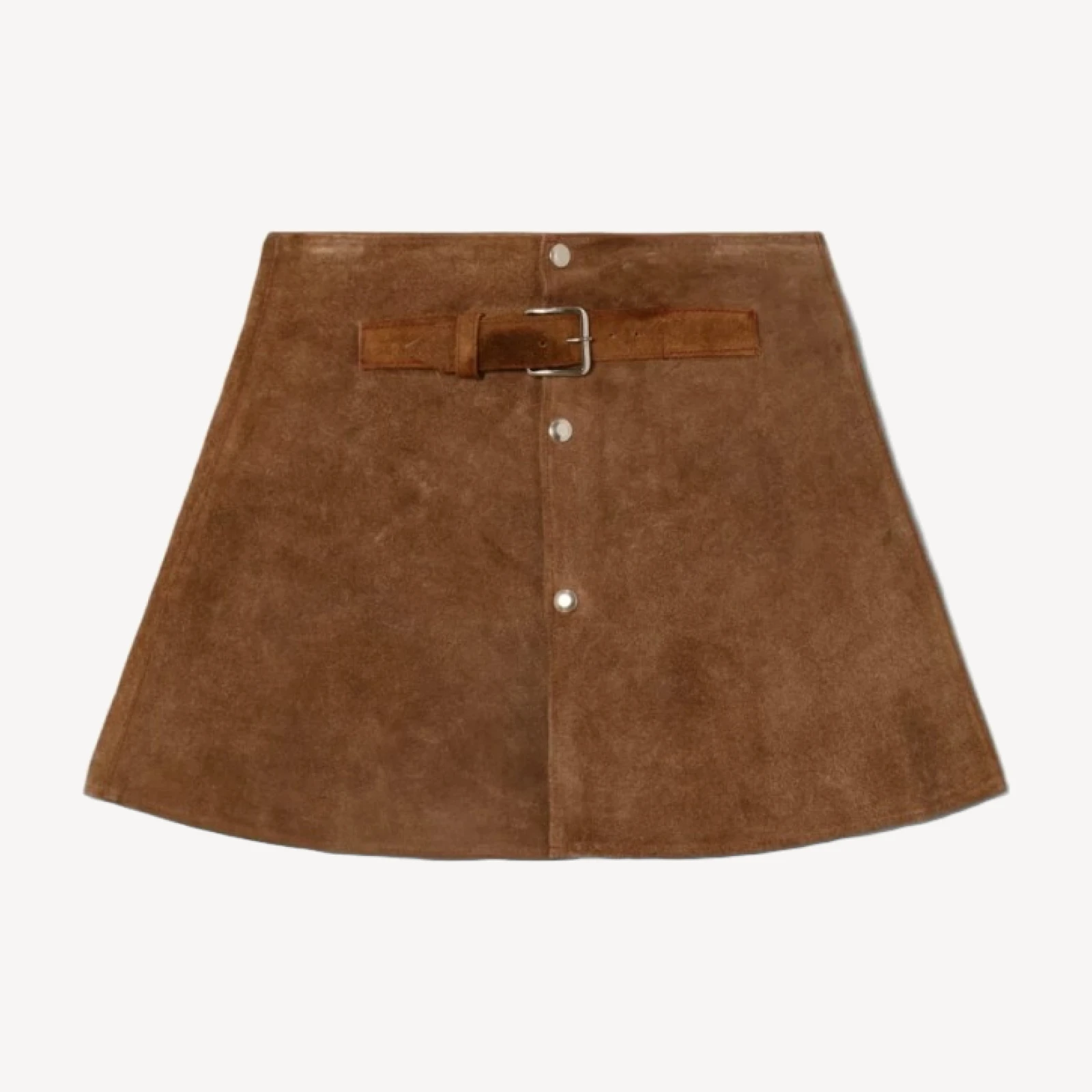 RE/DONE Vintage | 70s Suede Skirt