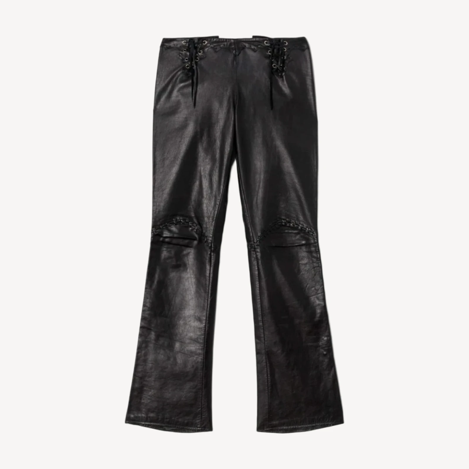 RE/DONE Vintage | 90s Leather Lace Up Pant