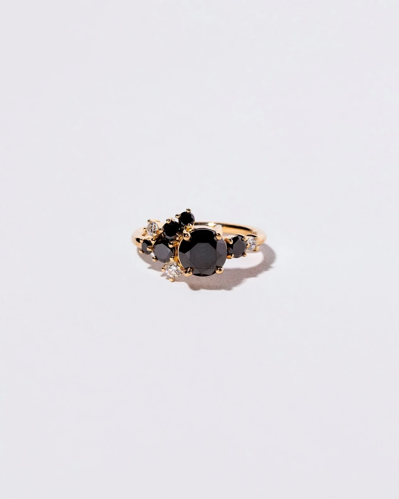 Vega Ring - Black & White Diamond