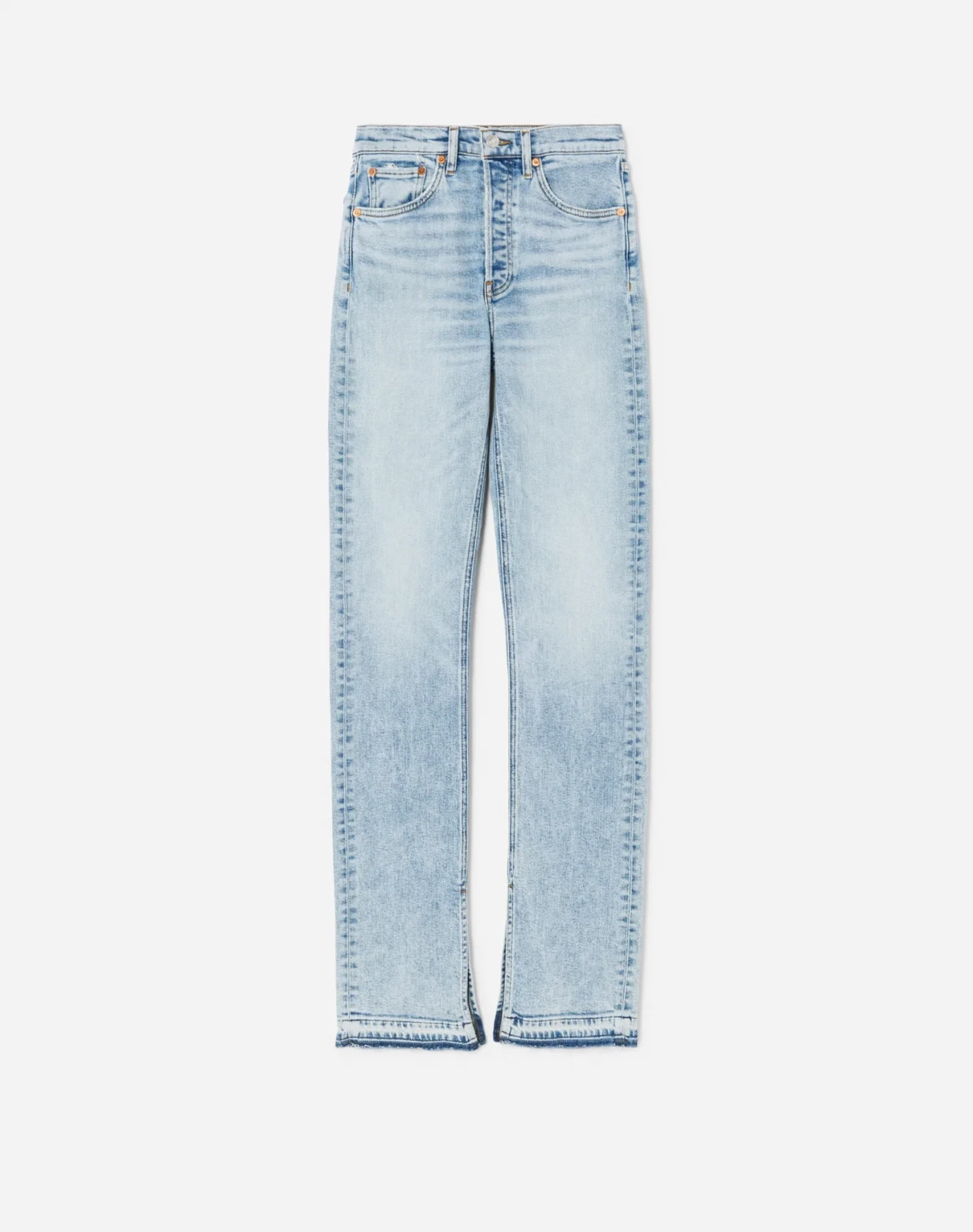 RE/DONE SURPLUS SALE | Comfort Stretch 70s High Rise Skinny Boot in SKID
