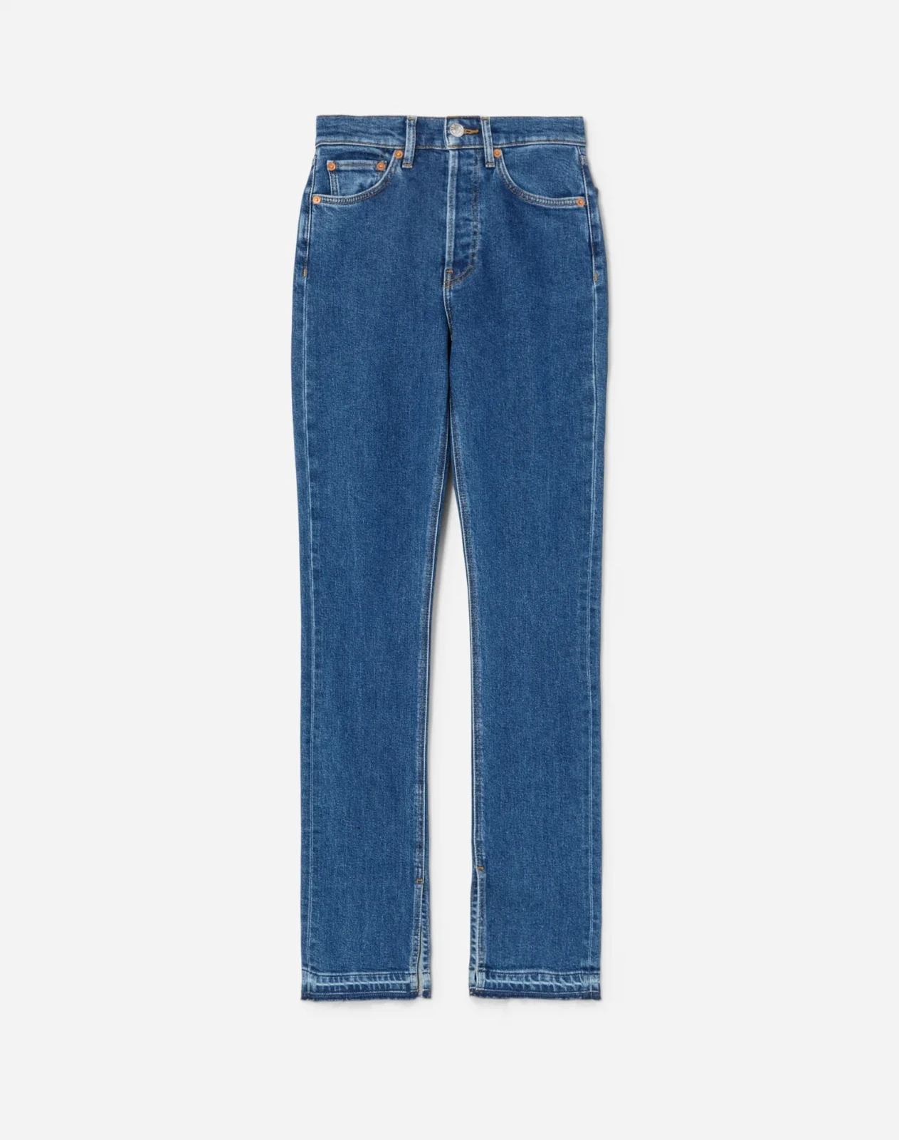RE/DONE SURPLUS SALE | Comfort Stretch High Rise Skinny Boot in Western Rinse
