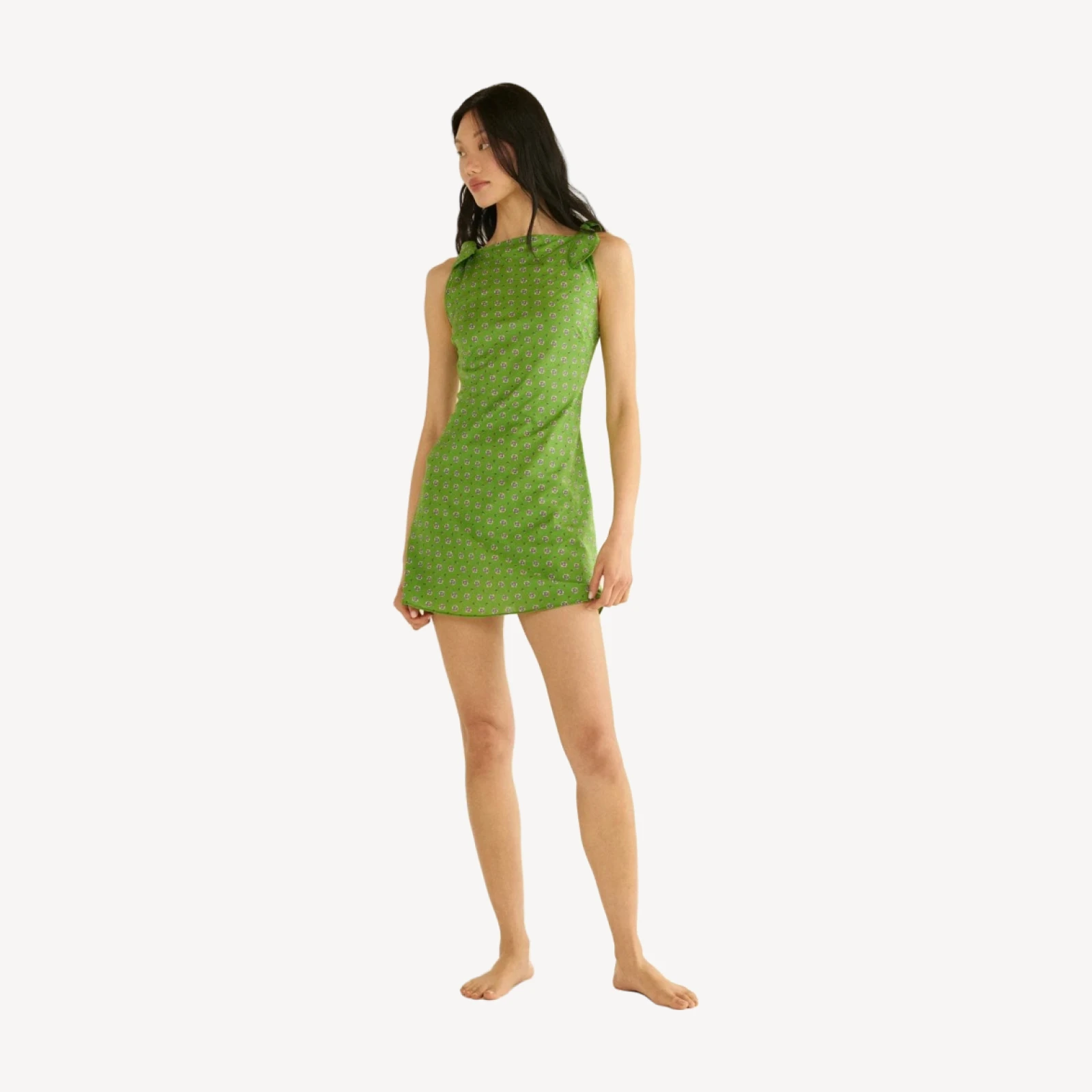 MALTINA DRESS -- VERT CADIZ FOULARD