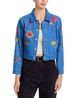 Mother The Heyday Cropped Denim Jacket