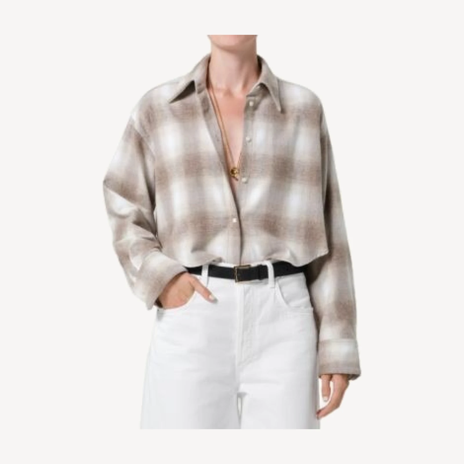 Citizens of Humanity Ana Cropped Shirt
