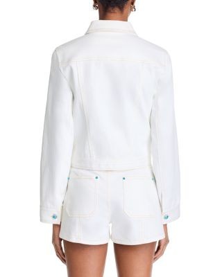 Cinq a Sept Turquoise Embellished Romie Jacket, photo 2
