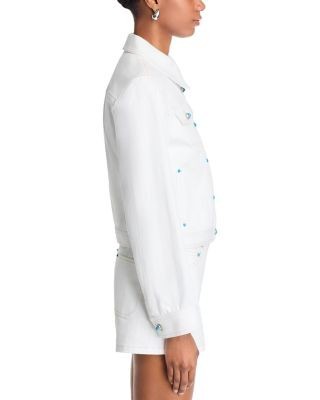 Cinq a Sept Turquoise Embellished Romie Jacket, photo 3