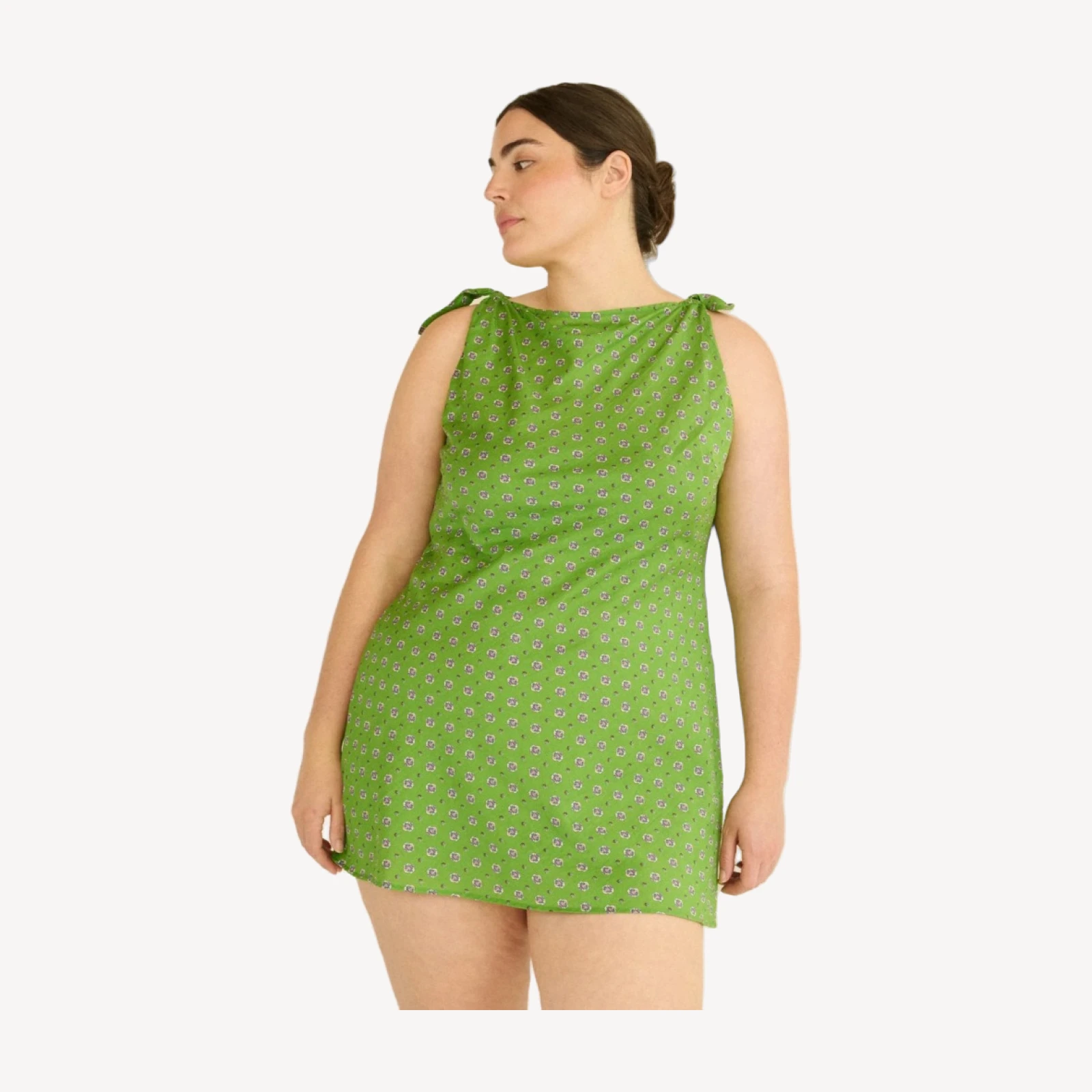 MALTINA DRESS -- VERT CADIZ FOULARD