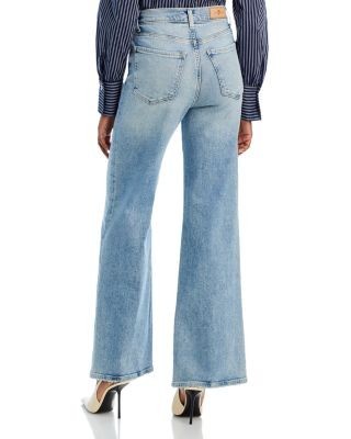 7 For All Mankind Ultra High Rise Jo Wide Leg Jeans in Must, photo 3