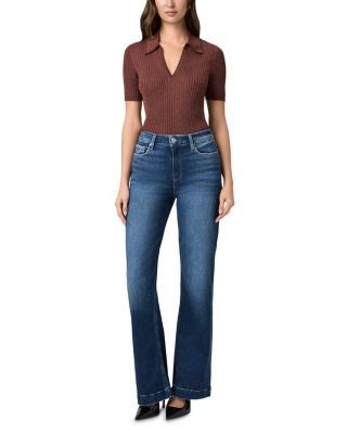 Paige Leenah High Rise Wide Leg Jeans in Hamptons, photo 2