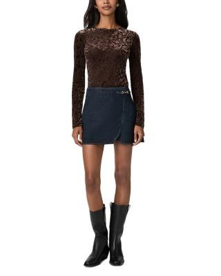 Paige Chelle Velvet Burnout Top, photo 2
