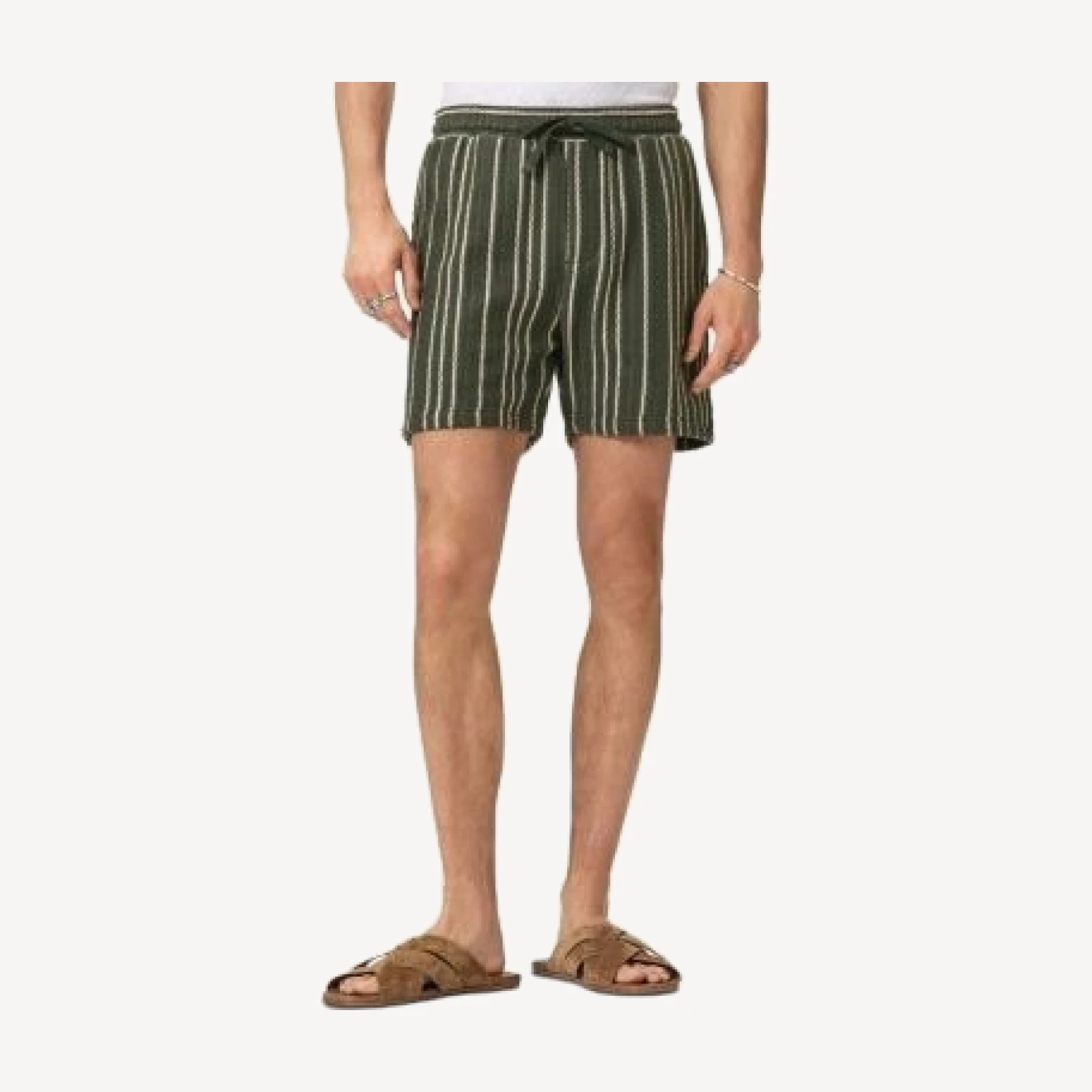 John Varvatos Everson Vertical Texture 5 Shorts