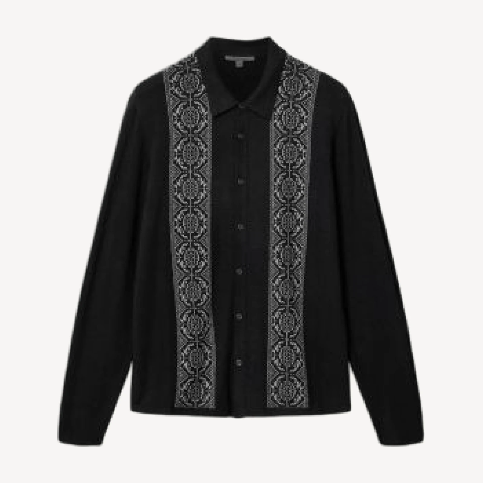 John Varvatos Filigrana Patterned Shirt