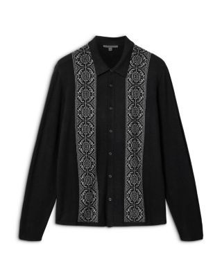 John Varvatos Filigrana Patterned Shirt