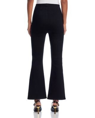 Veronica Beard Carson Off Duty Flare Ankle Jeans in Onyx, photo 3