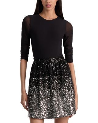 Alice and Olivia Chara Embellished Dress