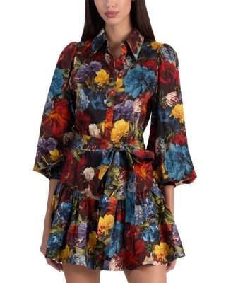 Alice and Olivia Lily Drop Waist Slim Dress