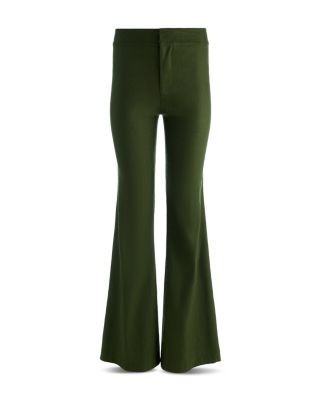 Alice and Olivia Andrew Mid Rise Bootcut Slim Pants, photo 6
