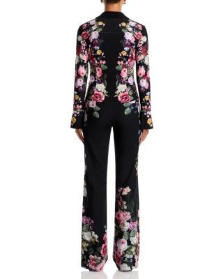 Alice and Olivia Freya Floral Print Fitted Blouse, photo 2