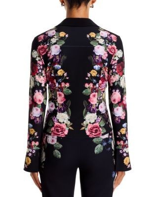 Alice and Olivia Freya Floral Print Fitted Blouse, photo 4