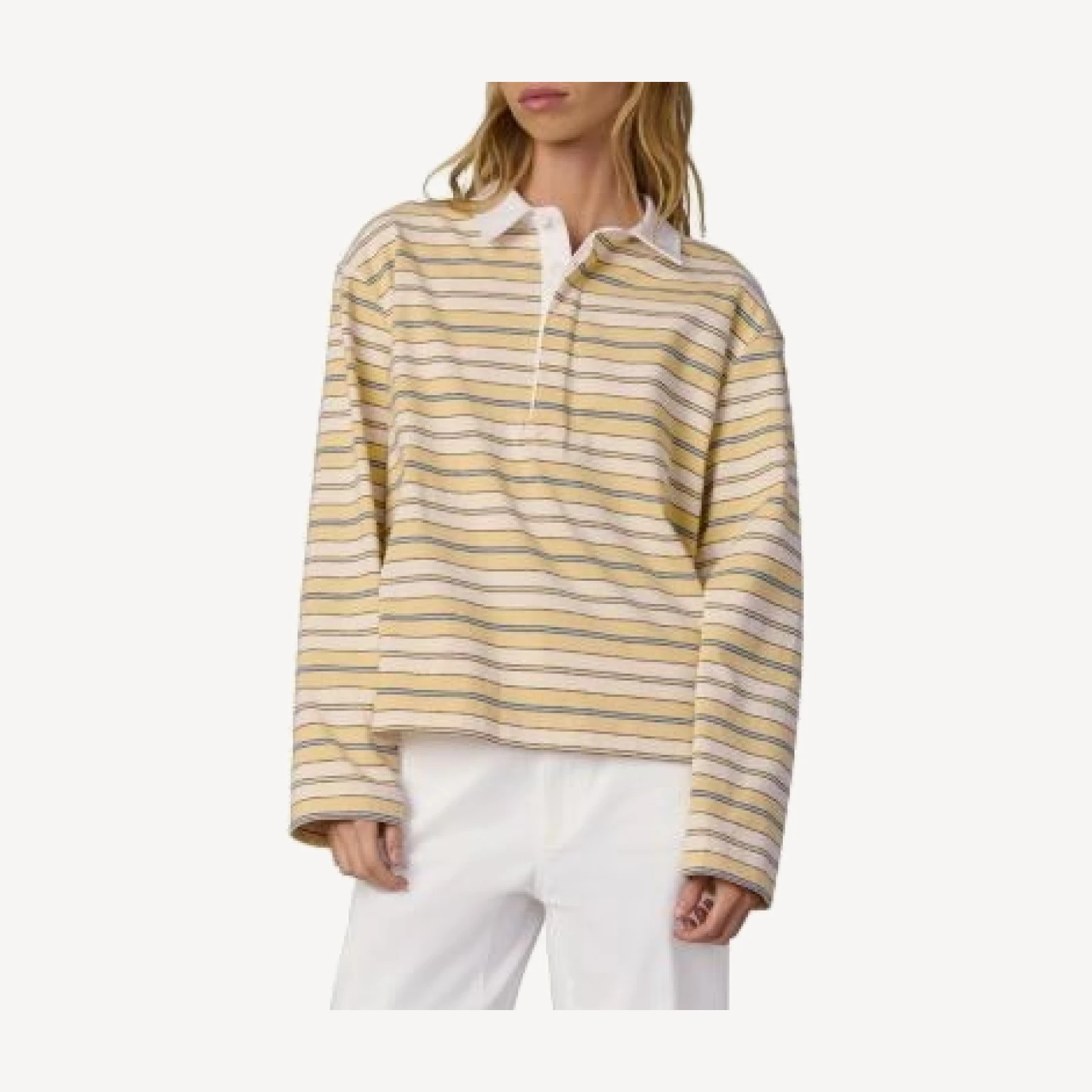 Joe's Jeans The Dylan Oversized Rugby Shirt