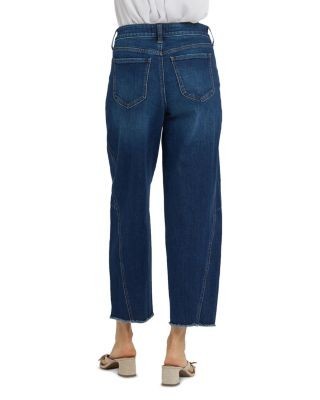 Nydj Alyssa Side Panel High Rise Relaxed Crop Jeans in Sunset Villa, photo 2