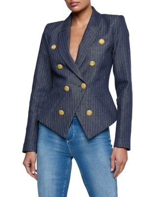 L'Agence Solar Structured Blazer