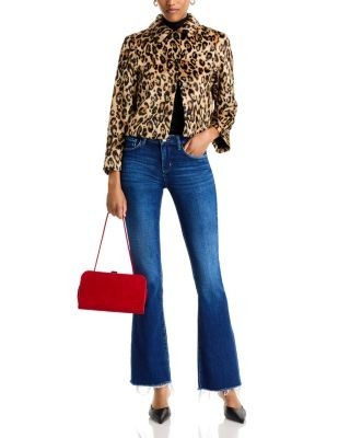 L'Agence Sneeki Mid Rise Sneaker Straight Jeans in Chapman, photo 8