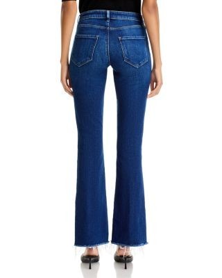 L'Agence Sneeki Mid Rise Sneaker Straight Jeans in Chapman, photo 9