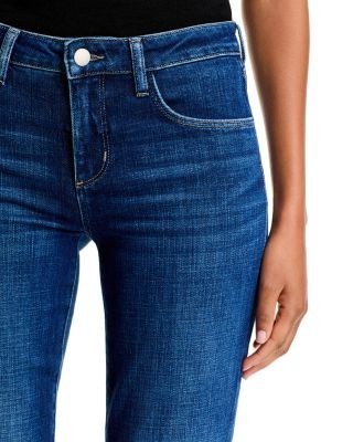 L'Agence Sneeki Mid Rise Sneaker Straight Jeans in Chapman, photo 11