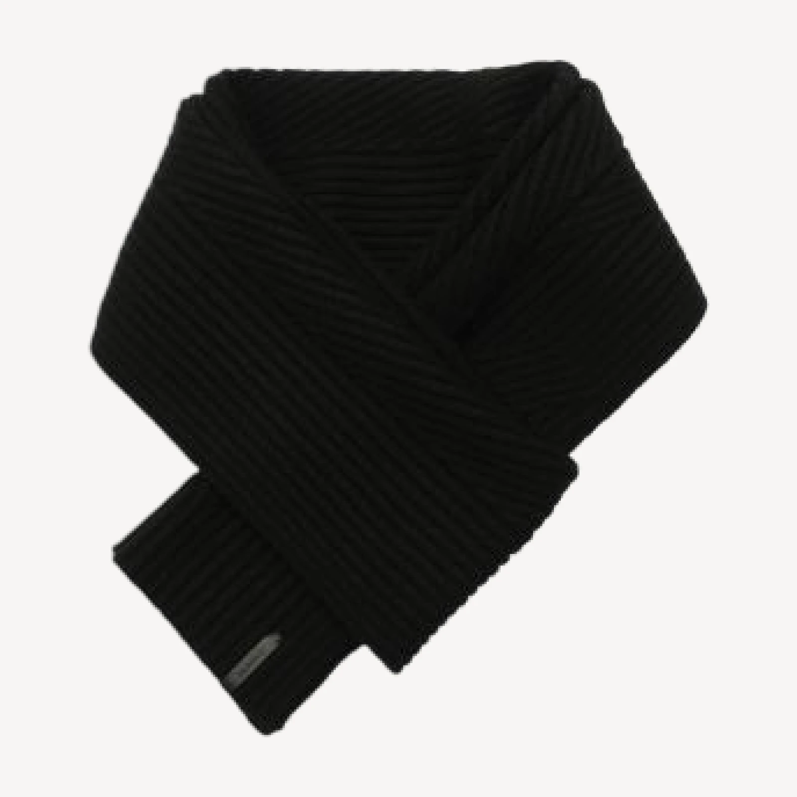 Allsaints Margo Ribbed Wool Blend Scarf