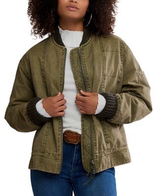 Free People Jax Washed Bomber Jacket, photo 2